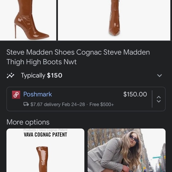 Steve Madden cognac Boots - Picture 4 of 4